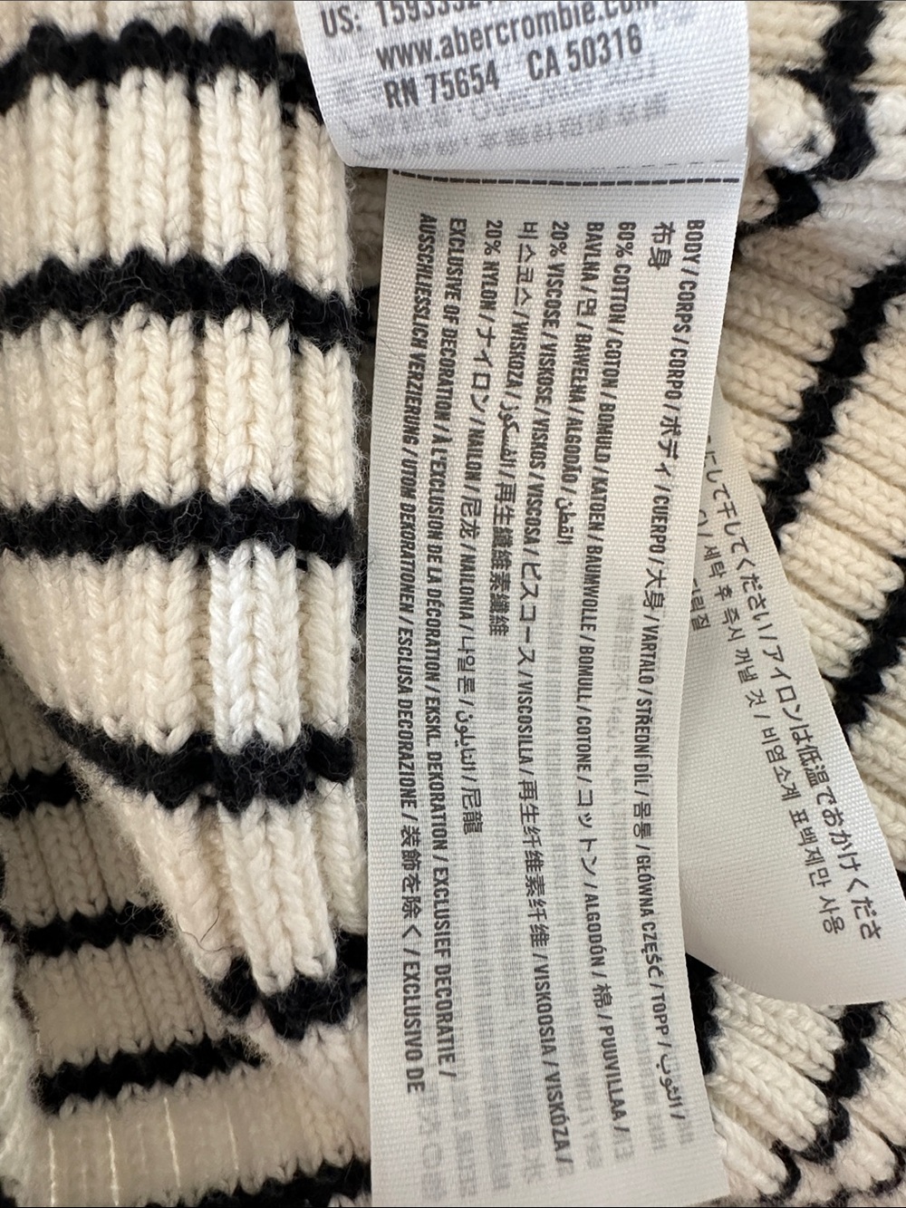NWOT Abercrombie and Fitch Sweater Dress - Picture 6 of 6